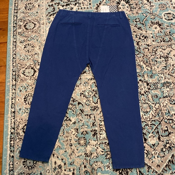NWT Free People Women’s SR. vs. Sandrine Rose "The Virgin Label" Blue Pants - Picture 9 of 11
